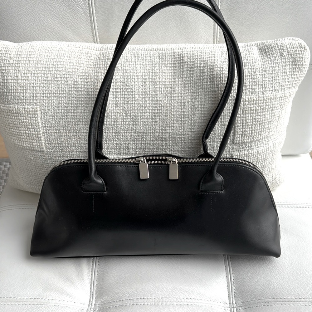 FURLA Black Leather Handbag
